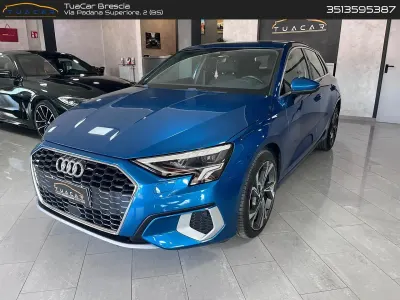 Usata Audi A3 Business 110 CV (80 kW) 2021 Blu Berlina