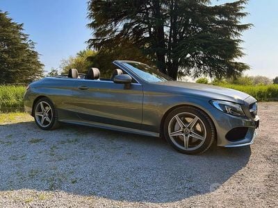 Usata Mercedes C250 204 CV (150 kW) 2017 Grigio Cabrio