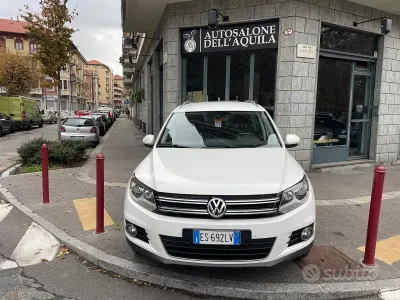 Usata VW Tiguan Sportline 110 CV (80 kW) 2013 Bianco SUV