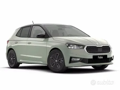 Nuova Skoda Fabia 95 CV (69 kW) 2026 Verde dolomite nero tulipano p Utilitaria