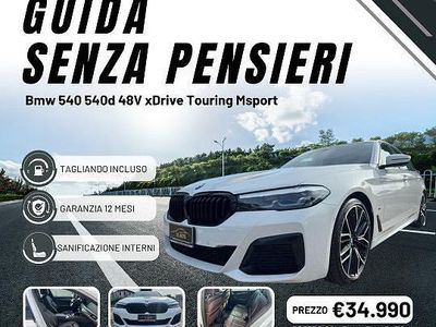Usata BMW 540 M Sport 340 CV (250 kW) 2021 Bianco Station wagon