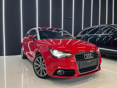 Usata Audi A1 Ambition 86 CV (63 kW) 2011 Rosso Utilitaria