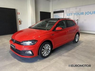 Usata VW Polo Highline 95 CV (69 kW) 2018 Rosso Utilitaria