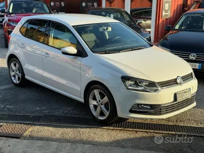 Usata VW Polo 75 CV (55 kW) 2016 Bianco Berlina