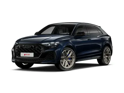 Nuova Audi RS Q8 Performance 640 CV (470 kW) 2026 Blu waitomo metallizzato SUV