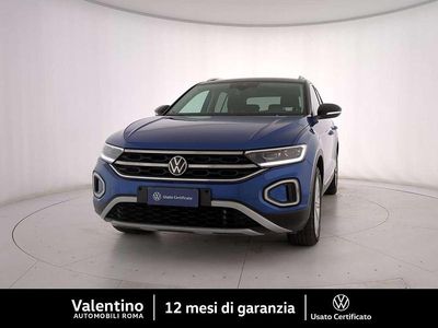 Usata VW T-Roc Style 110 CV (80 kW) 2022 Blu/azzurro SUV
