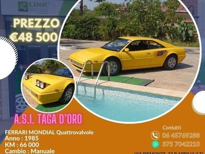 Usata Ferrari Mondial 240 CV (176 kW) 1985 Giallo Coupé