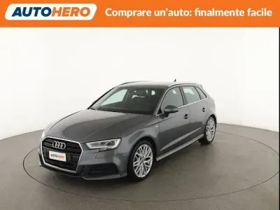 Usata Audi A3 Sport 150 CV (110 kW) 2019 Argento Berlina
