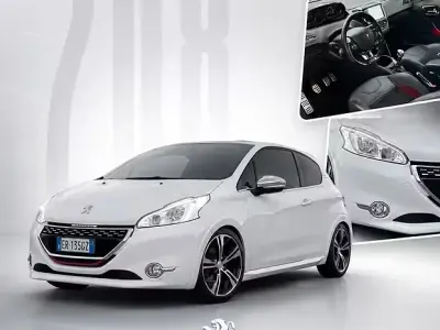 Usata Peugeot 208 GTi 200 CV (147 kW) 2013 Bianco Utilitaria