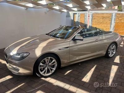 Usata BMW 640 Cabriolet 320 CV (235 kW) 2011 Marrone Cabrio