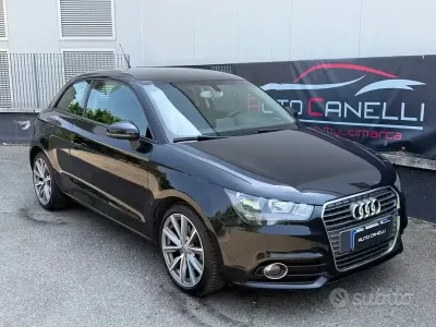 Usata Audi A1 Attraction 105 CV (77 kW) 2012 Nero Utilitaria