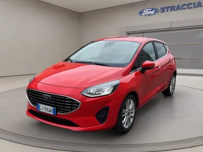 Usata Ford Fiesta Titanium 125 CV (91 kW) 2022 Rosso Utilitaria