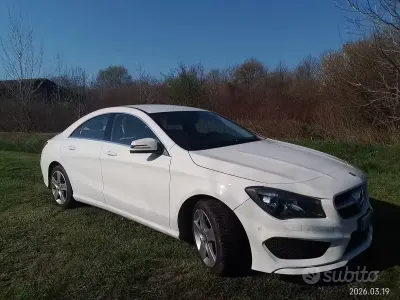 Usata Mercedes CLA200 136 CV (100 kW) 2014 Bianco Coupé