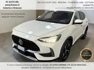 Usata MG HS Luxury 162 CV (119 kW) 2024 Bianco SUV