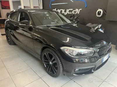 Usata BMW 116 Sport Line 109 CV (80 kW) 2015 Nero Utilitaria