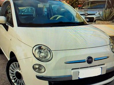 Usata Fiat 500 Lounge 69 CV (50 kW) 2009 Bianco Cabrio