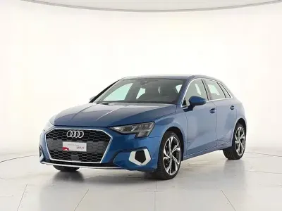 Usata Audi A3 Advanced 116 CV (85 kW) 2022 Blu/azzurro Berlina