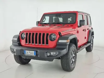 Usata Jeep Wrangler Unlimited Rubicon 200 CV (147 kW) 2020 Rosso SUV