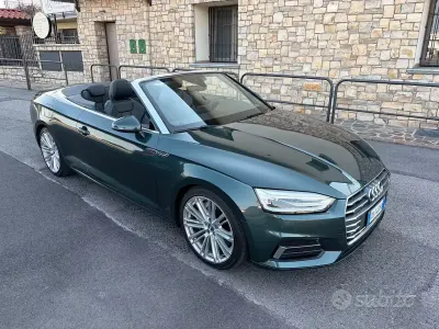 Usata Audi A5 Cabriolet Sport 286 CV (210 kW) 2019 Verde Cabrio