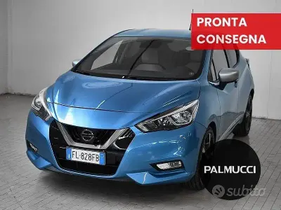 Usata Nissan Micra 90 CV (66 kW) 2017 Azzurro Utilitaria
