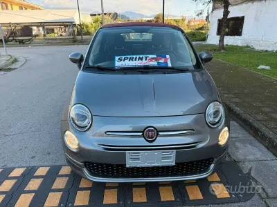 Usata Fiat 500C Lounge 69 CV (50 kW) 2018 Grigio Cabrio