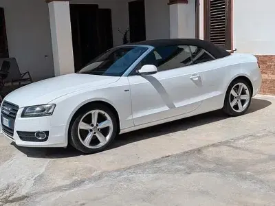 Usata Audi A5 Cabriolet S-Line 170 CV (125 kW) 2011 Bianco Cabrio