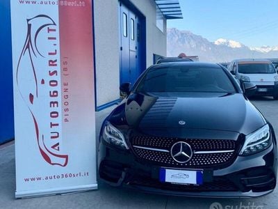 Usata Mercedes C200 Premium Plus 160 CV (117 kW) 2019 Nero metallizzato Coupé