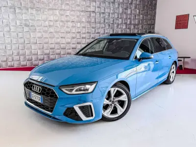 Usata Audi A4 S-Line 150 CV (110 kW) 2021 Blu/azzurro Station wagon