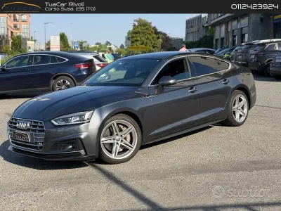 Usata Audi A5 S-Line 286 CV (210 kW) 2019 Grigio Coupé
