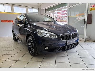 Usata BMW 218 Active Tourer Advantage 150 CV (110 kW) 2014 Blu Monovolume