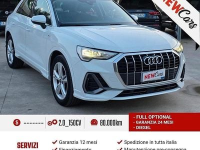Usata Audi Q3 S-Line 150 CV (110 kW) 2021 Bianco SUV