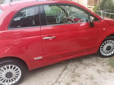 Usata Fiat 500 Lounge 69 CV (50 kW) 2009 Rosso Cabrio