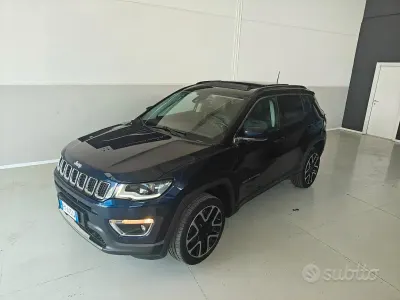 Usata Jeep Compass Limited 140 CV (102 kW) 2018 Blu SUV
