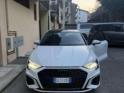 Usata Audi A3 S-Line 110 CV (80 kW) 2021 Bianco Berlina