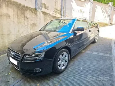 Usata Audi A5 Cabriolet Ambition 160 CV (117 kW) 2010 Nero Cabrio