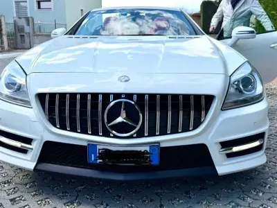 Usata Mercedes SLK200 2LOOK Edition 184 CV (135 kW) 2012 Bianco Cabrio