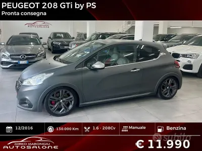 Usata Peugeot 208 GTi 208 CV (152 kW) 2016 Grigio Utilitaria