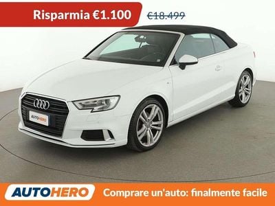 Usata Audi A3 Cabriolet Sport 150 CV (110 kW) 2017 Bianco Cabrio