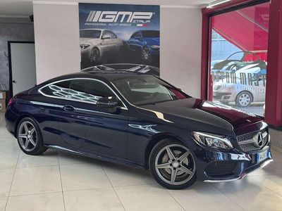 Usata Mercedes C200 Premium Plus 184 CV (135 kW) 2016 Blu/azzurro Coupé