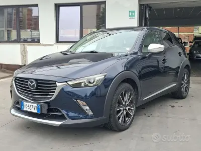 Usata Mazda CX-3 Exceed 105 CV (77 kW) 2017 Blu SUV