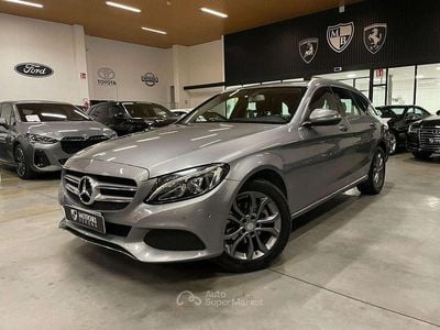 Usata Mercedes C200 136 CV (100 kW) 2017 Grigio Station wagon