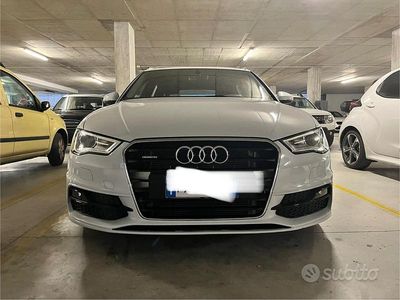Usata Audi A3 Ambition 150 CV (110 kW) 2015 Bianco Berlina