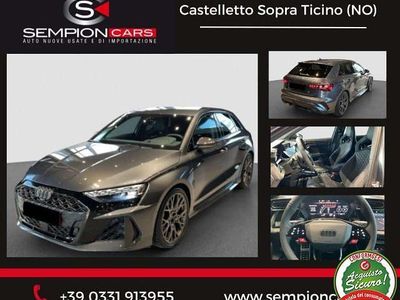 Nuova Audi RS3 Ambiente 450 CV (330 kW) 2025 Grigio daytona Berlina