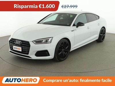 Usata Audi A5 Sport 190 CV (139 kW) 2018 Bianco Coupé