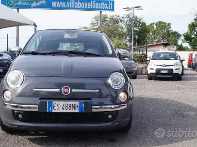 Usata Fiat 500C Rock 101 CV (74 kW) 2013 Gray Cabrio