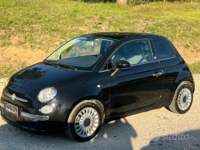 Usata Fiat 500 Lounge 85 CV (62 kW) 2011 Nero Berlina
