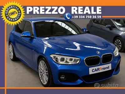 Usata BMW 118 Advantage 135 CV (99 kW) 2018 Blu Utilitaria