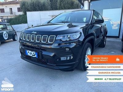 Käytetty Jeep Compass Longitude 131 HP (96 kW) 2021 Musta Katumaasturi
