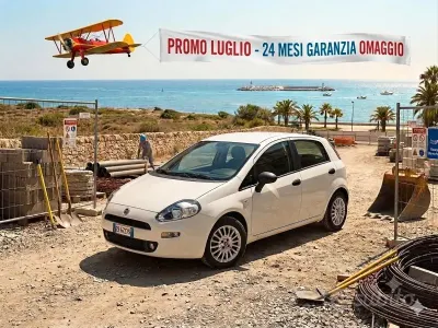 Usata Fiat Punto 75 CV (55 kW) 2013 Bianco Utilitaria