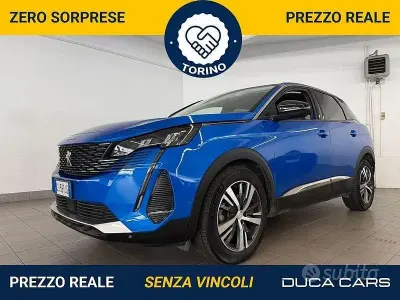 Brugt Peugeot 3008 Allure 131 HK (96 kW) 2022 Blå SUV